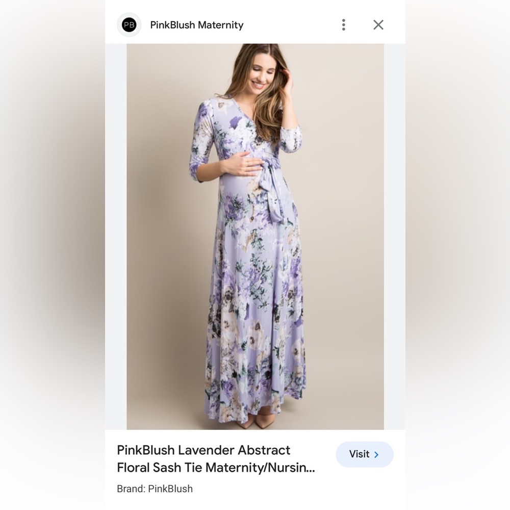 PinkBlush Maternity Dress